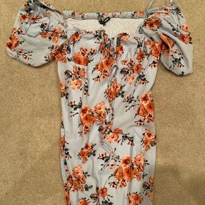 Floral mini dress